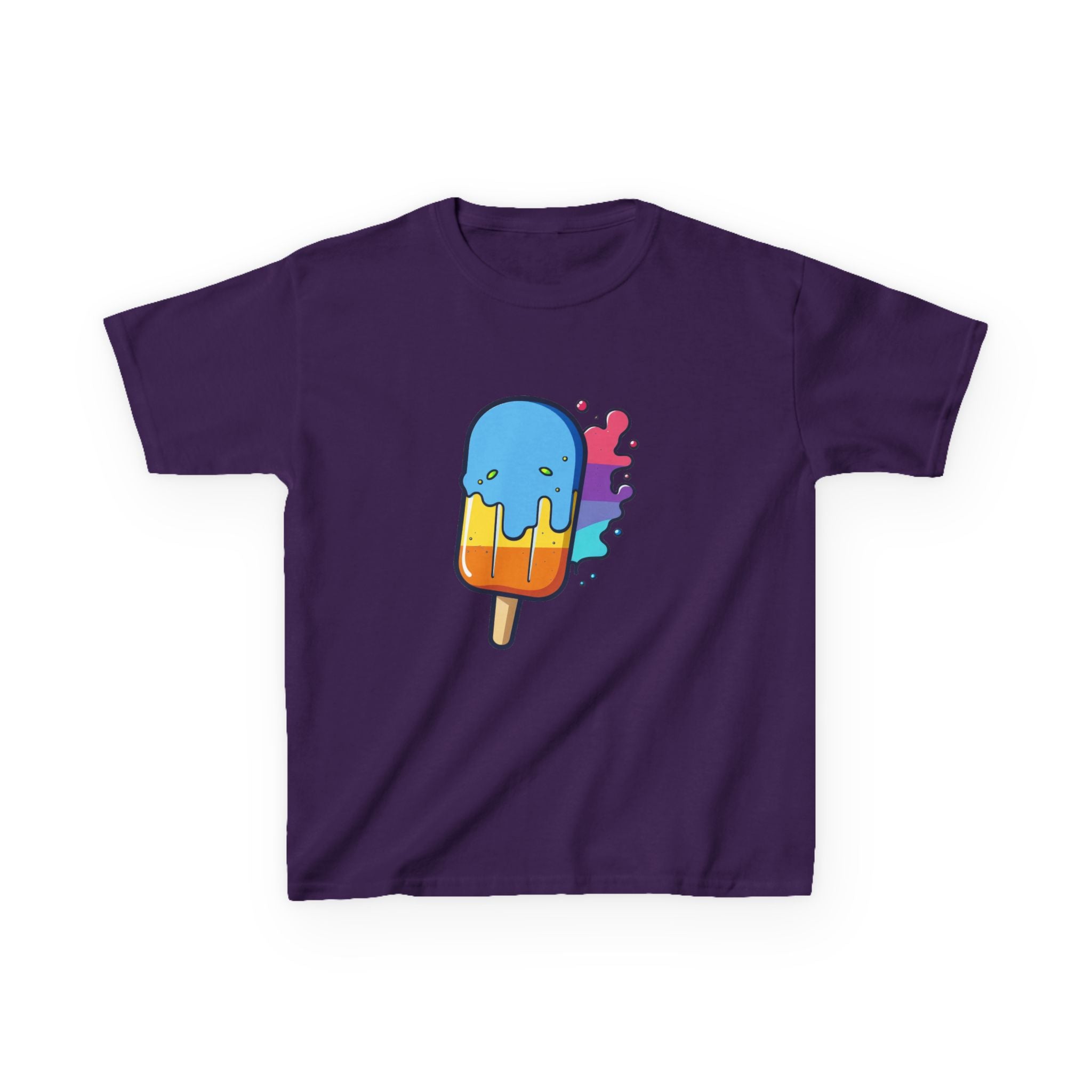 Colorful Ice Cream Tee for Kids, Fun Summer Gift, Ice Cream Party Shirt, Kids Cotton T-shirt, Playful Summer Outfit, Birthday Gift