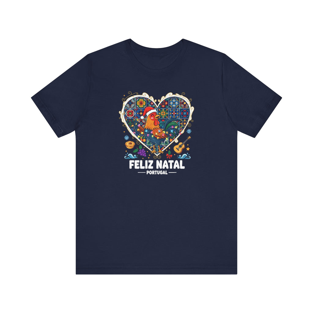 Feliz Natal Portugal Heart Graphic Tee