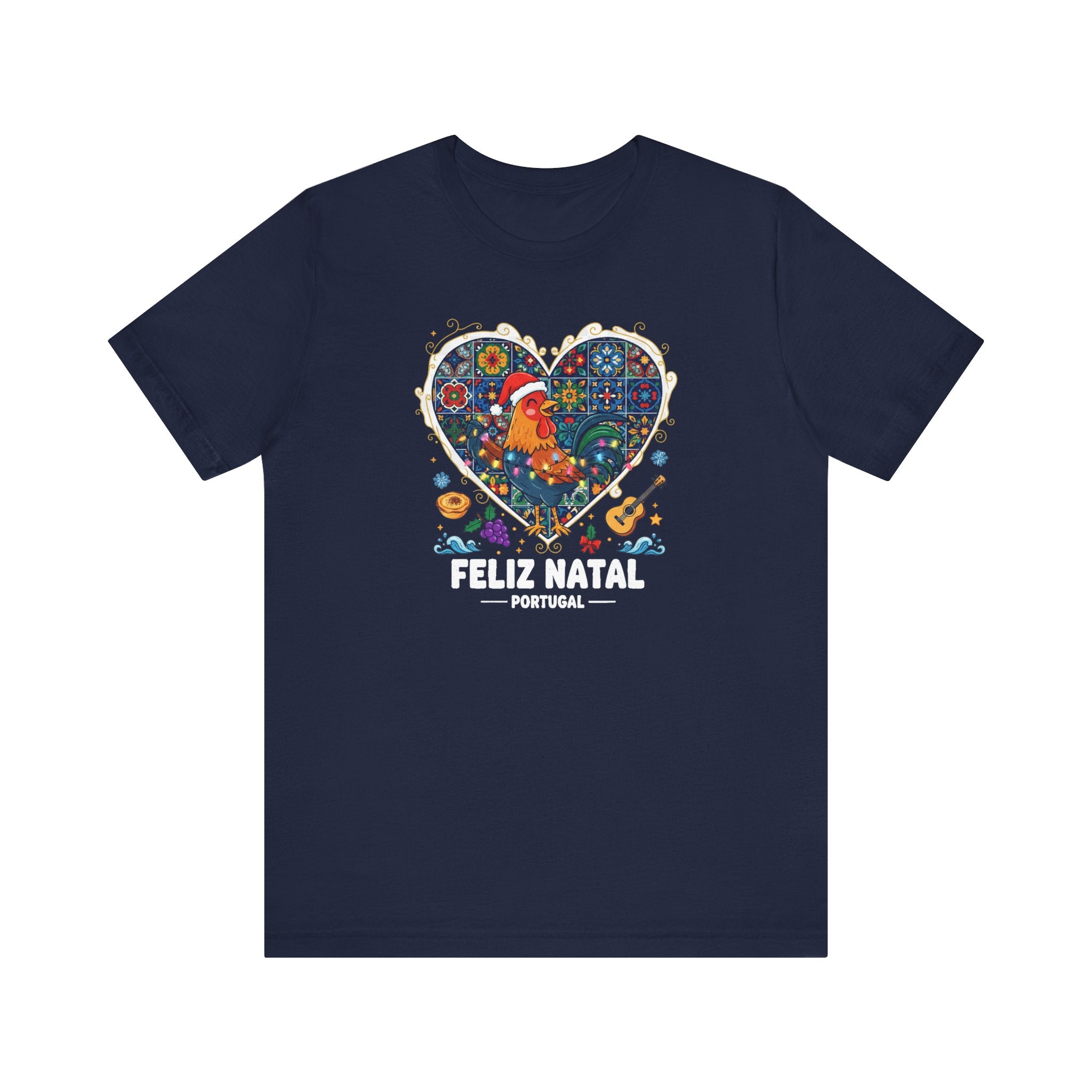 Feliz Natal Portugal Heart Graphic Tee