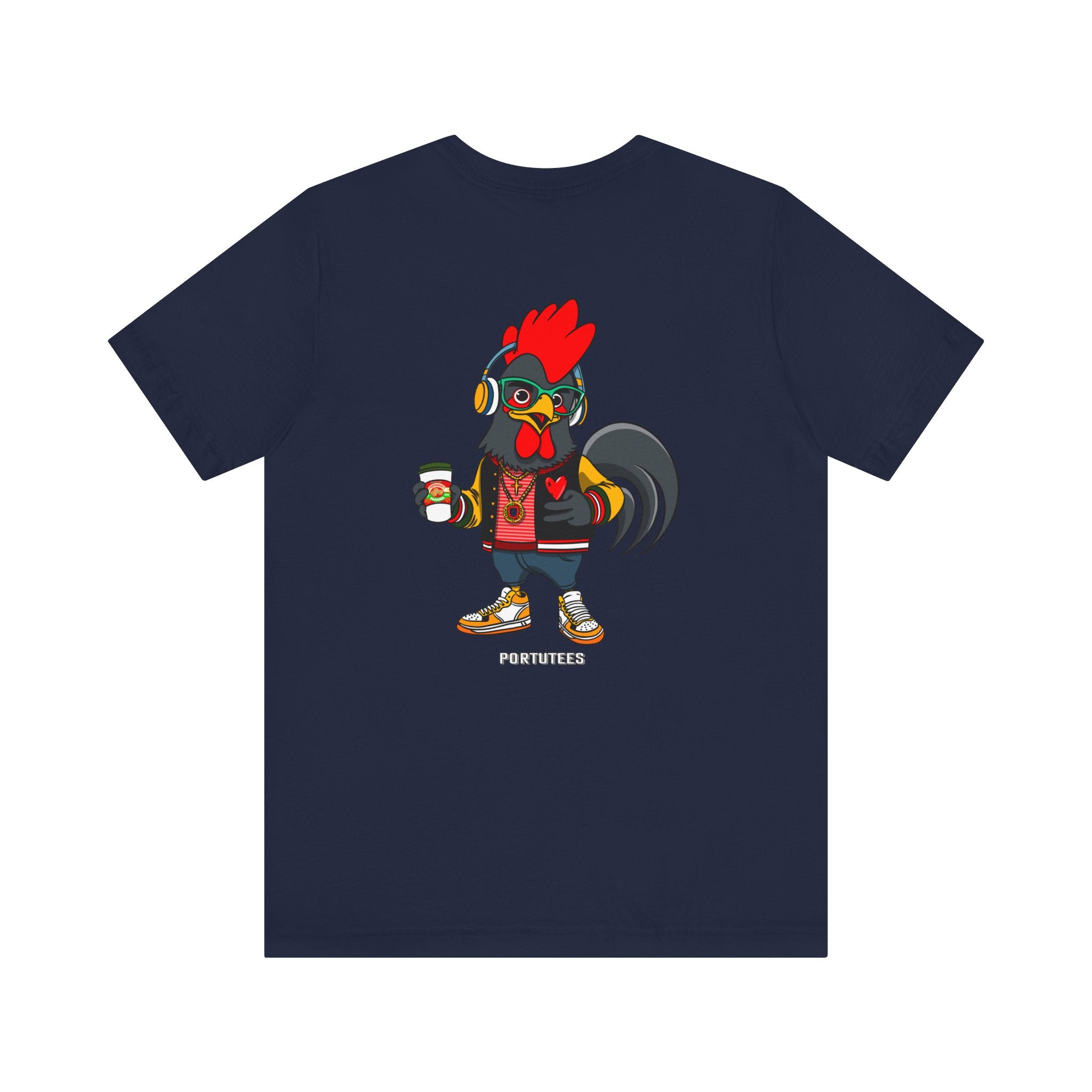 Hipster Rooster Graphic Tee, Fun Unisex Short Sleeve T-Shirt, Quirky Gift, Animal Lover Apparel, Casual Everyday Wear, Gift for Him/Her
