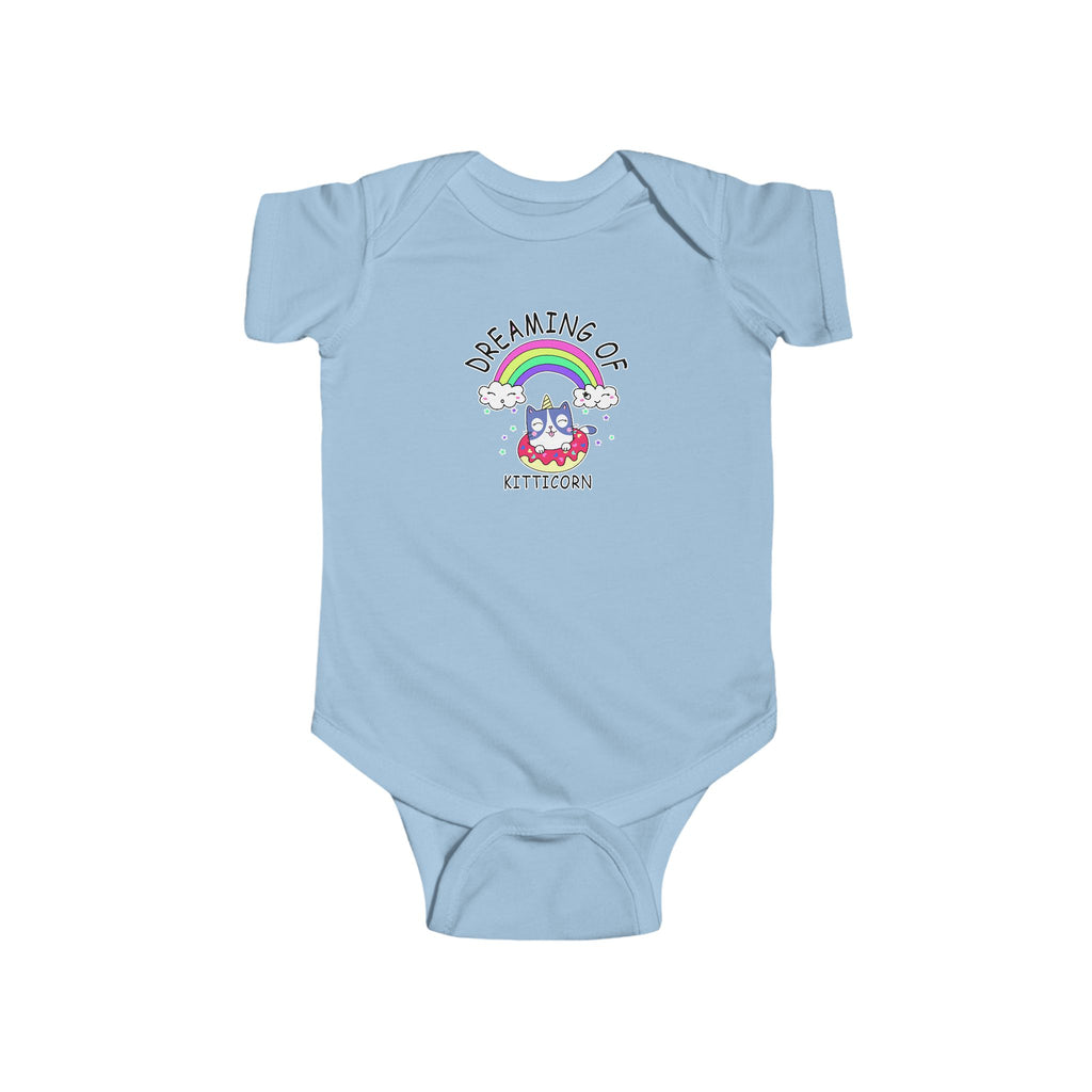 Dreaming of Kitticorn Infant Bodysuit, Cute Baby Onesie, Unicorn Baby Clothes, Baby Shower Gift, Adorable Unisex Outfit