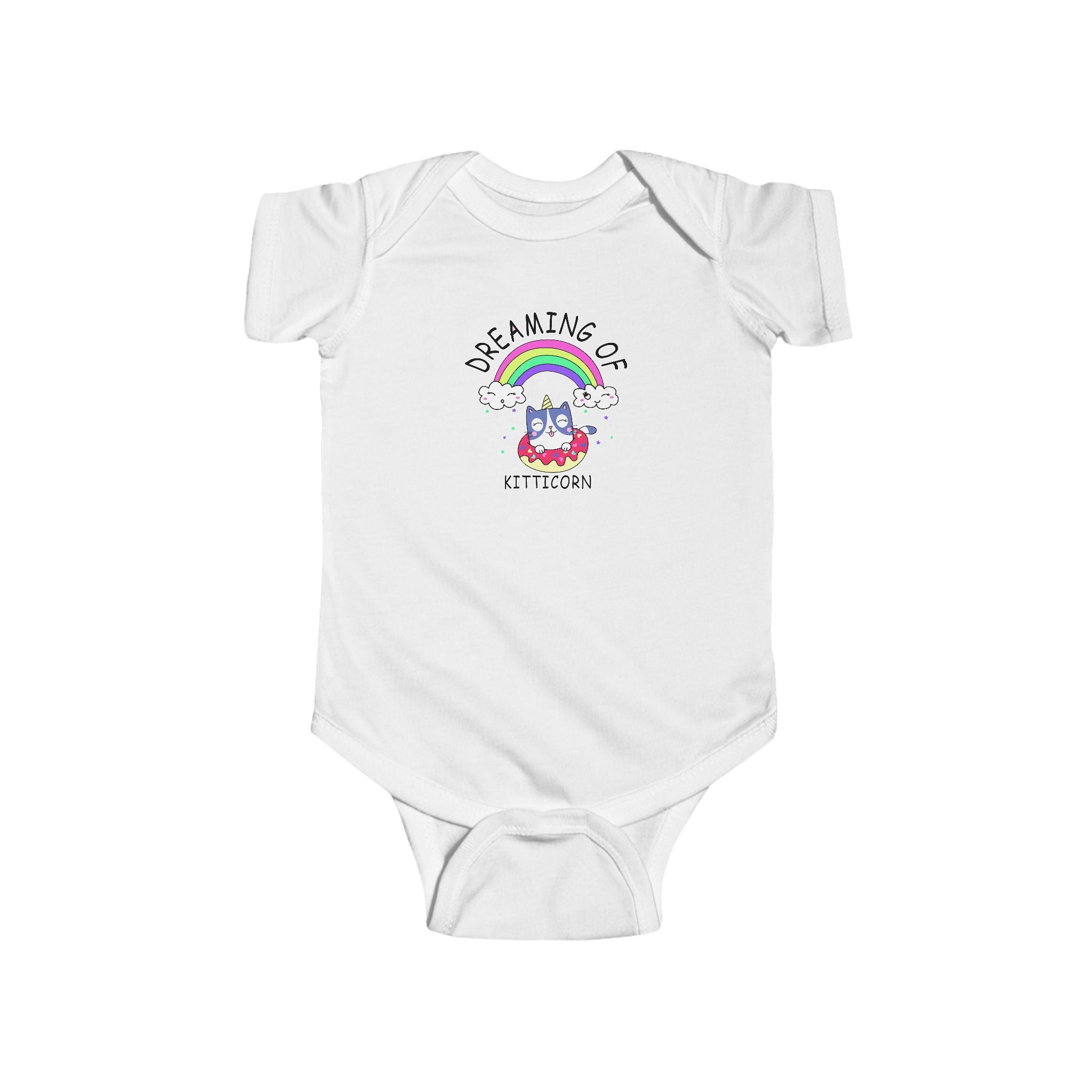 Dreaming of Kitticorn Infant Bodysuit, Cute Baby Onesie, Unicorn Baby Clothes, Baby Shower Gift, Adorable Unisex Outfit