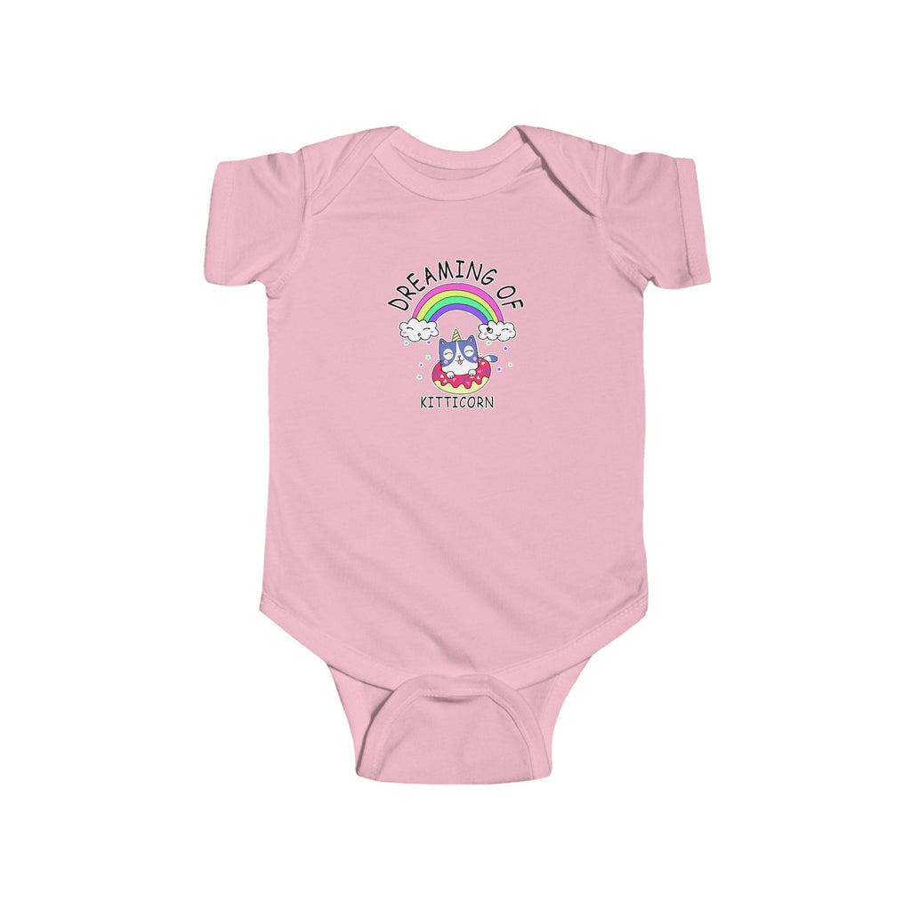 Dreaming of Kitticorn Infant Bodysuit, Cute Baby Onesie, Unicorn Baby Clothes, Baby Shower Gift, Adorable Unisex Outfit