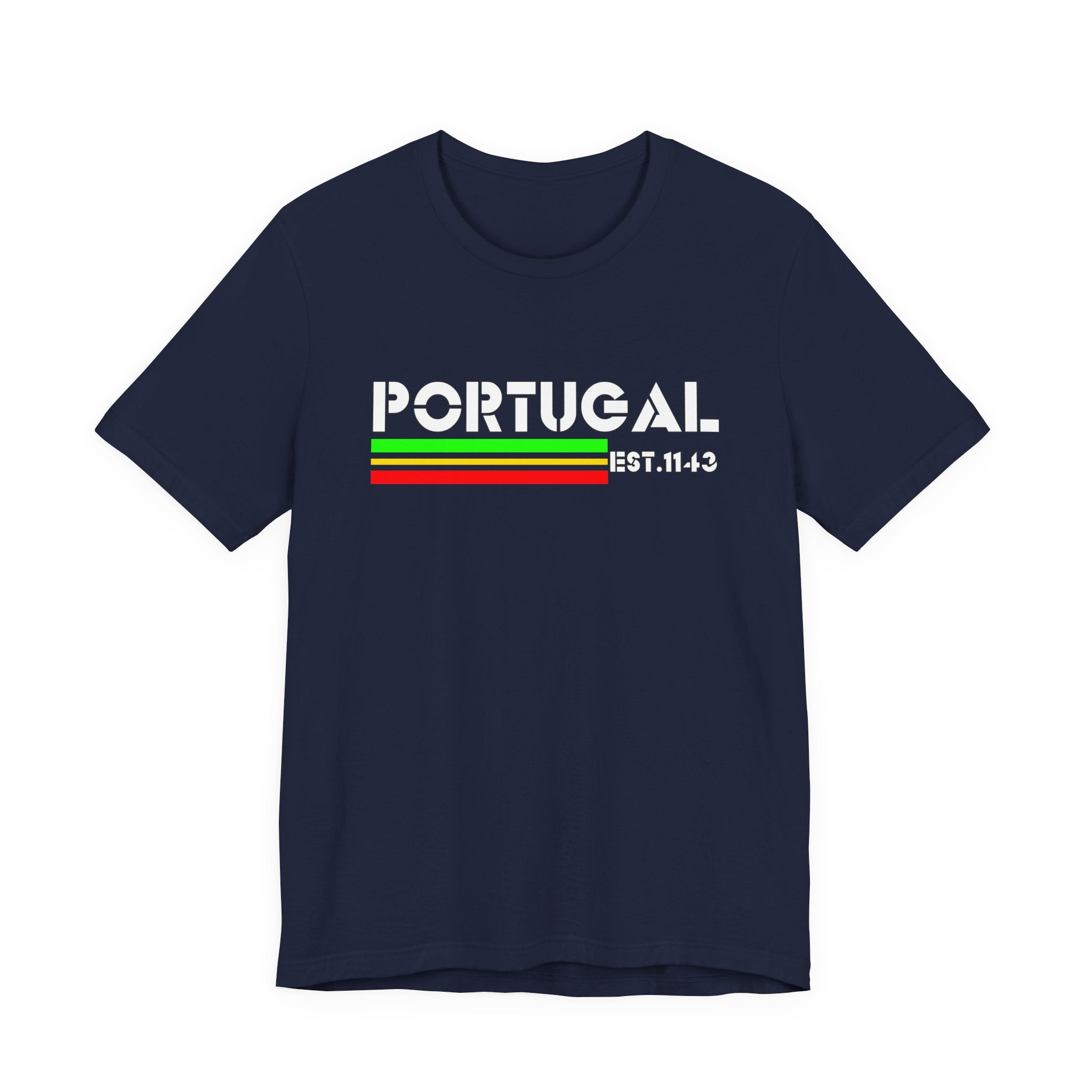 Portugal Graphic Tee, Unisex Jersey Shirt, Casual Wear, Travel Souvenir, Gift for Portugal Lovers, Summer Outfit