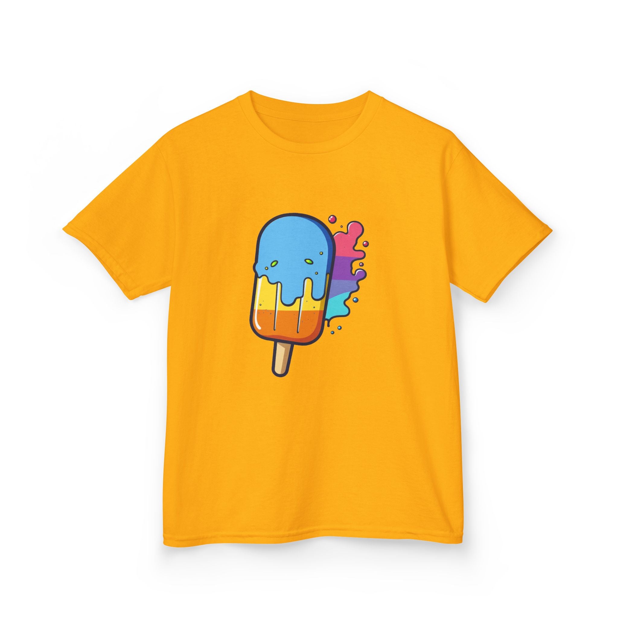 Colorful Ice Cream Tee for Kids, Fun Summer Gift, Ice Cream Party Shirt, Kids Cotton T-shirt, Playful Summer Outfit, Birthday Gift
