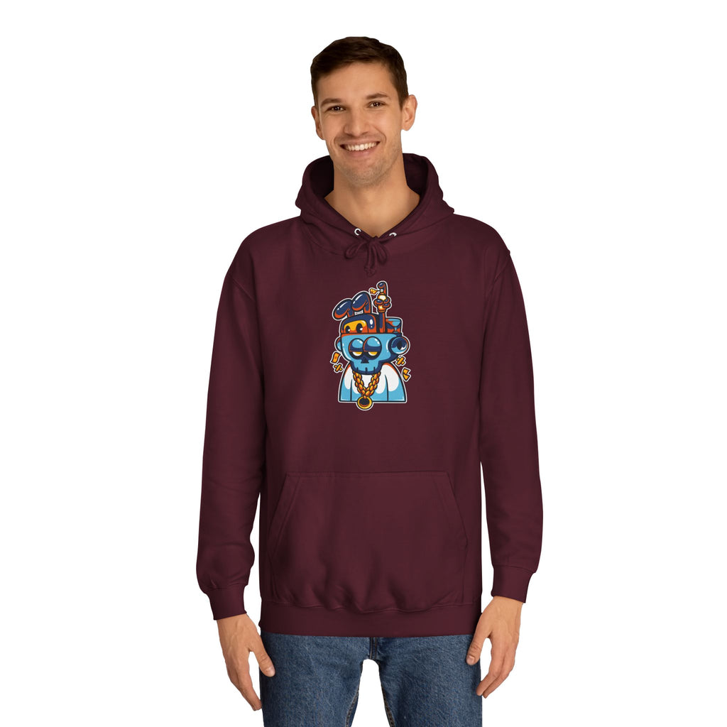 Playful Unisex College Hoodie, Fun Animal Design, Perfect for Students, Gift for New Grads, Cozy Casual Wear, College Spirit