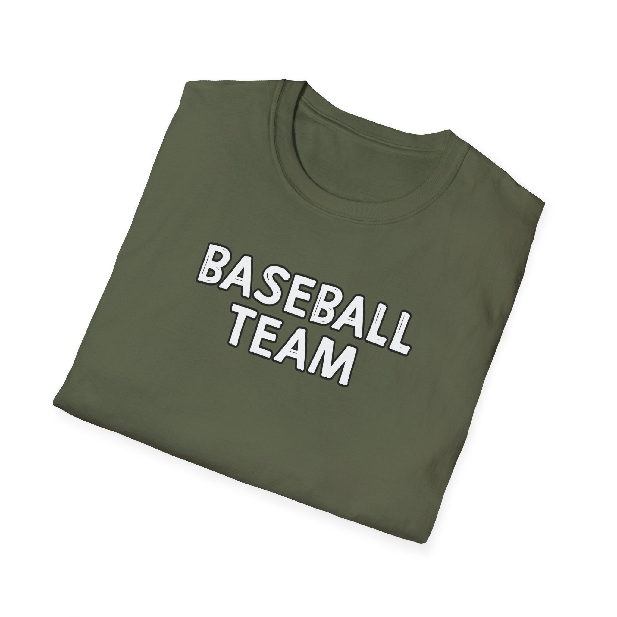 Baseball Team Unisex T-Shirt - Sporty, Casual Wear, Perfect for Team Spirit, Game Days, and Gifts, Summer Fun
