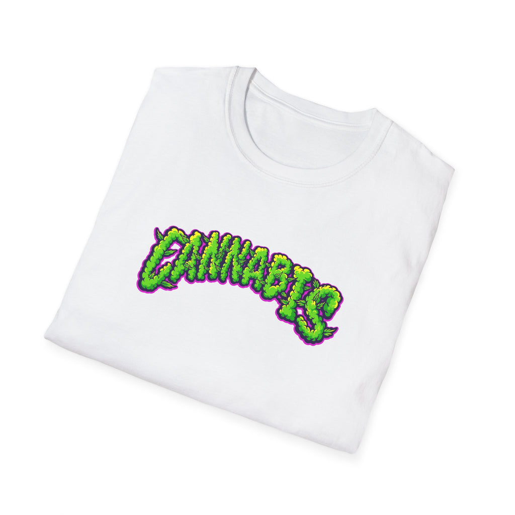 Cannabis Unisex Softstyle T-Shirt - Fun & Relaxed Vibe, Perfect for Casual Wear, Gift for 420 Celebrators, Everyday Comfort