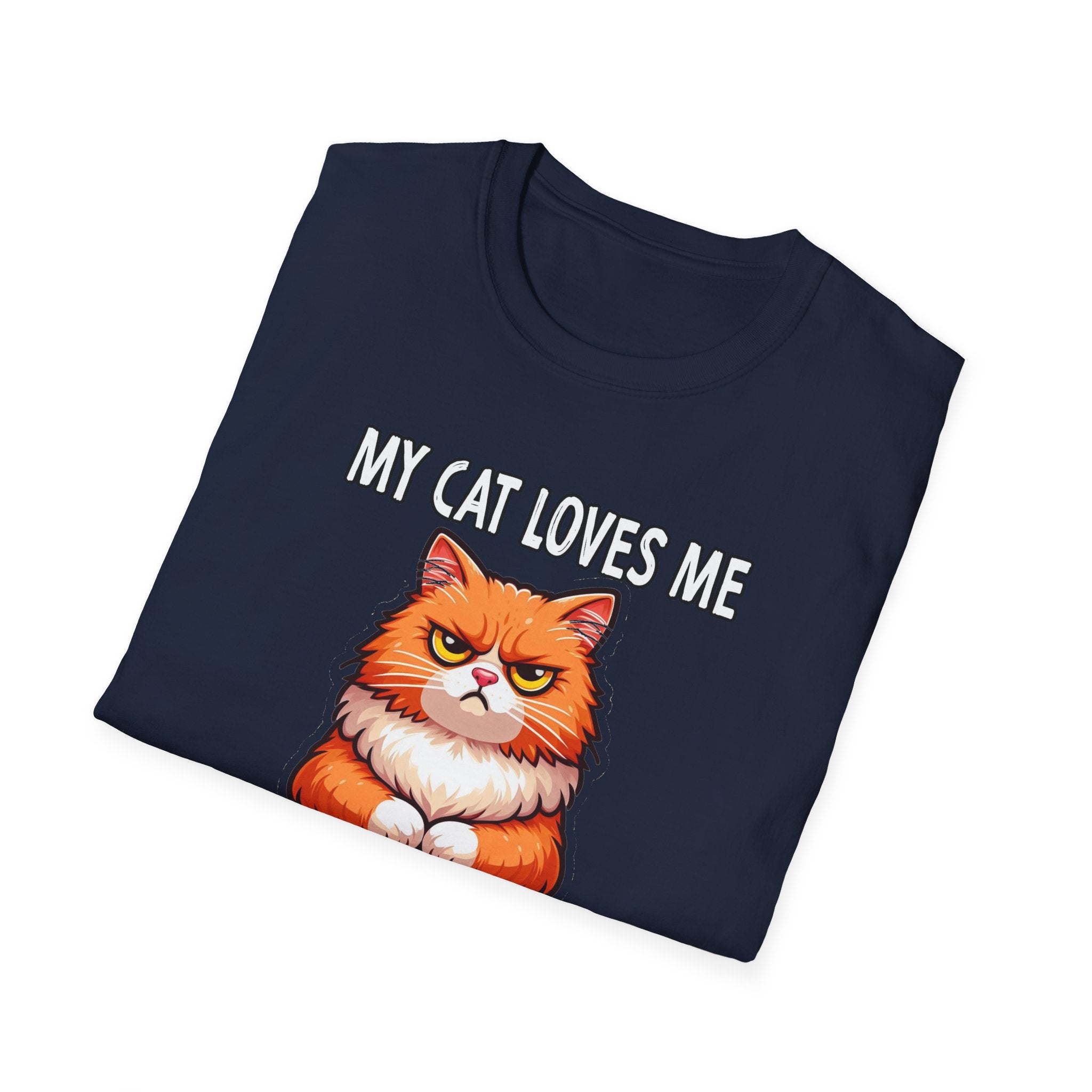 My Cat Loves Me T-Shirt, Cute Cat Lover Gift, Pet Owner Tee, Funny Animal Shirt, Comfortable Unisex Casual Wear