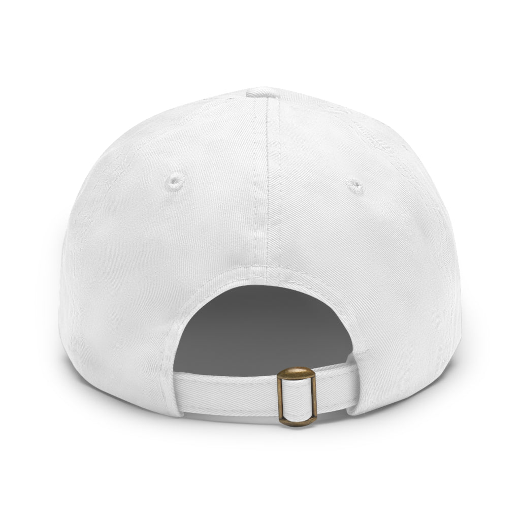 Portugal Flag Leather Patch Dad Hat – Vintage Rectangular Emblem Cap