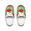 Floral Rose Paisley Women's Indoor Slippers
