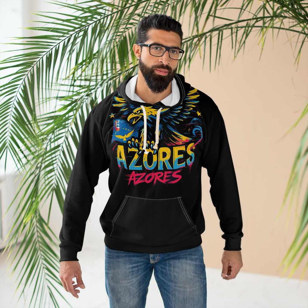 Azores Eagle Hoodie — Vibrant Island Pride Pullover