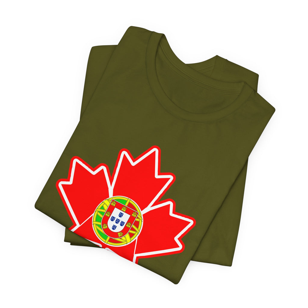 Portuguese Canadian Maple Leaf T-Shirt — Portuguese Canada Pride Tee