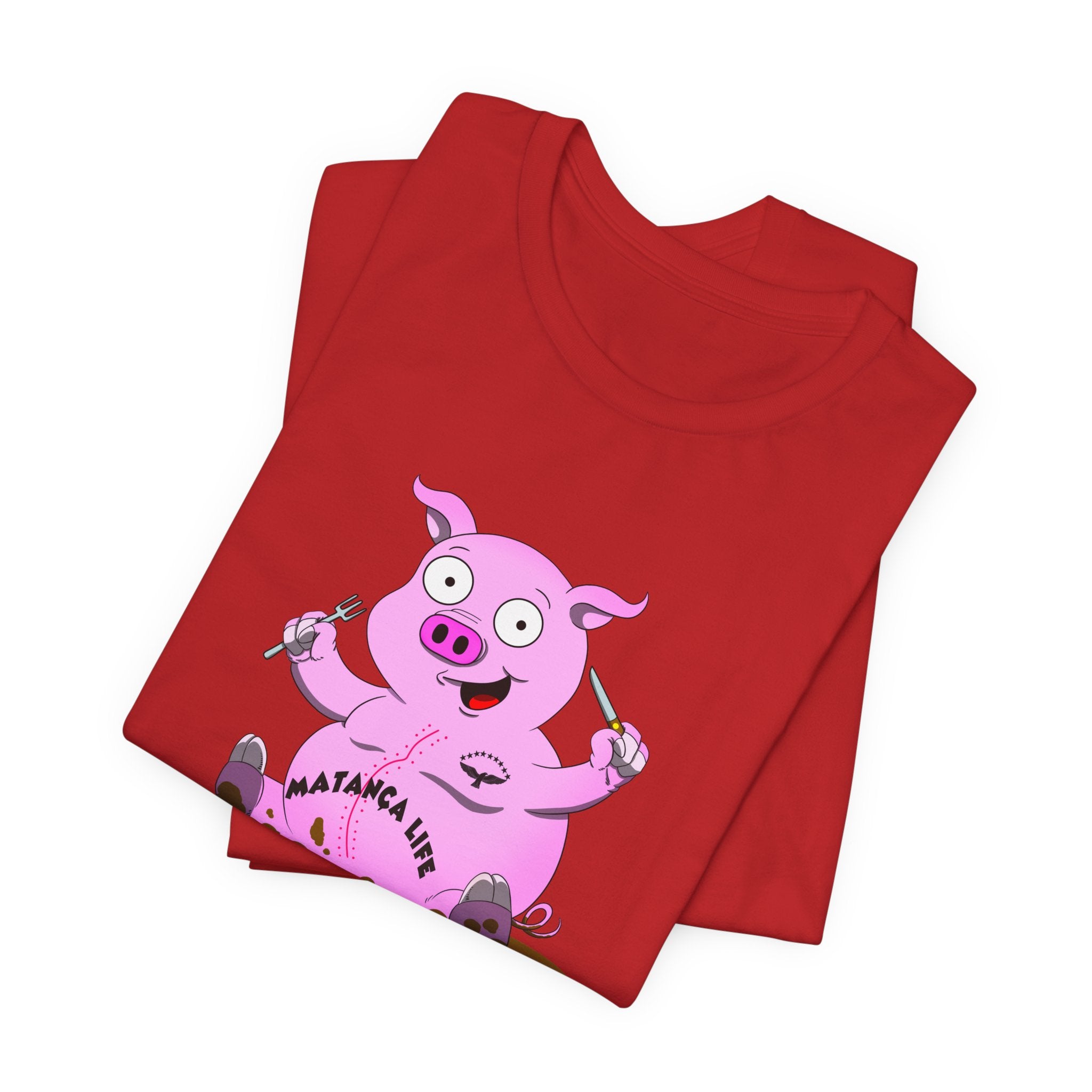 Matazana Life Cute Cartoon Pig T-Shirt