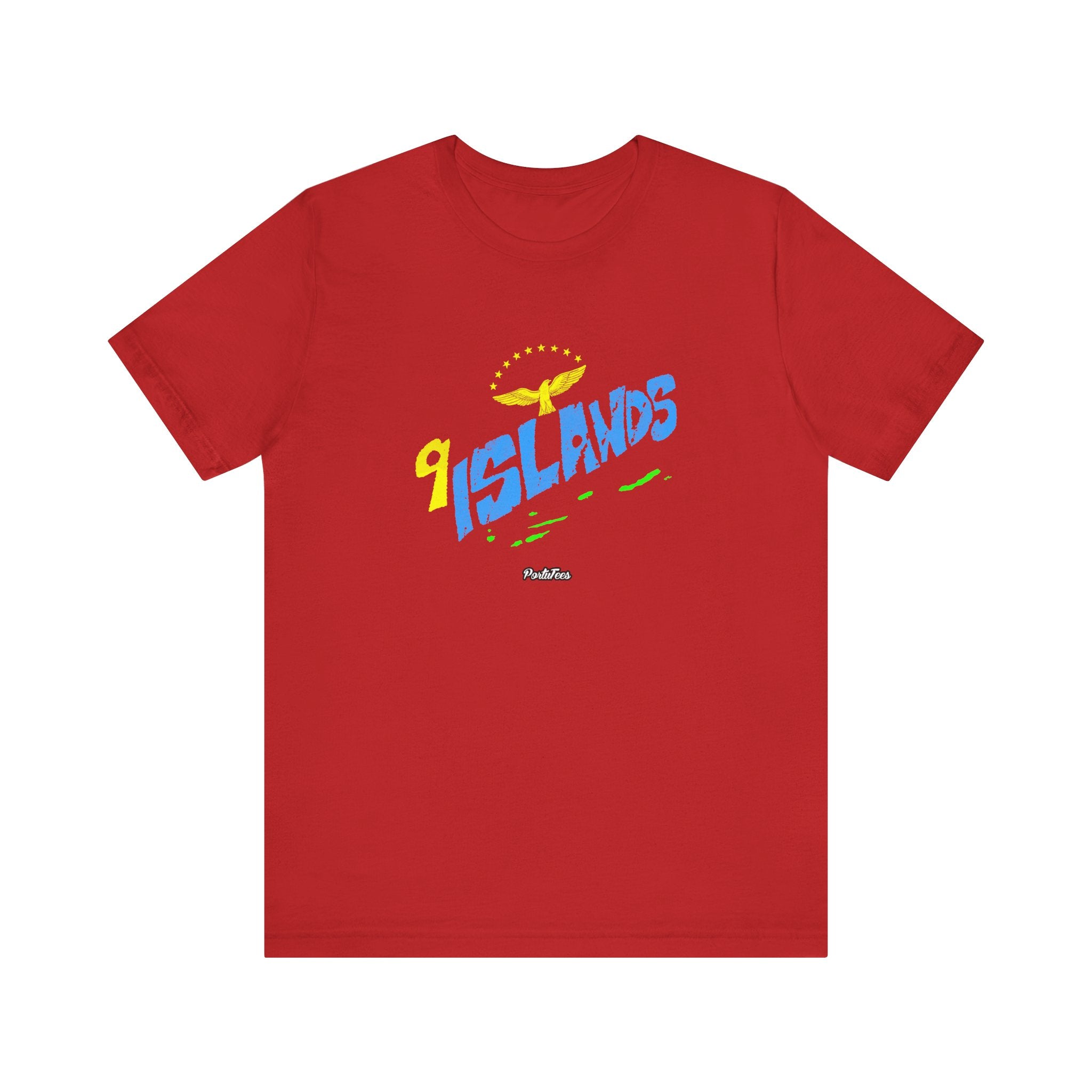 9 Islands Graphic Tee — Tropical Vibes Short Sleeve T-Shirt