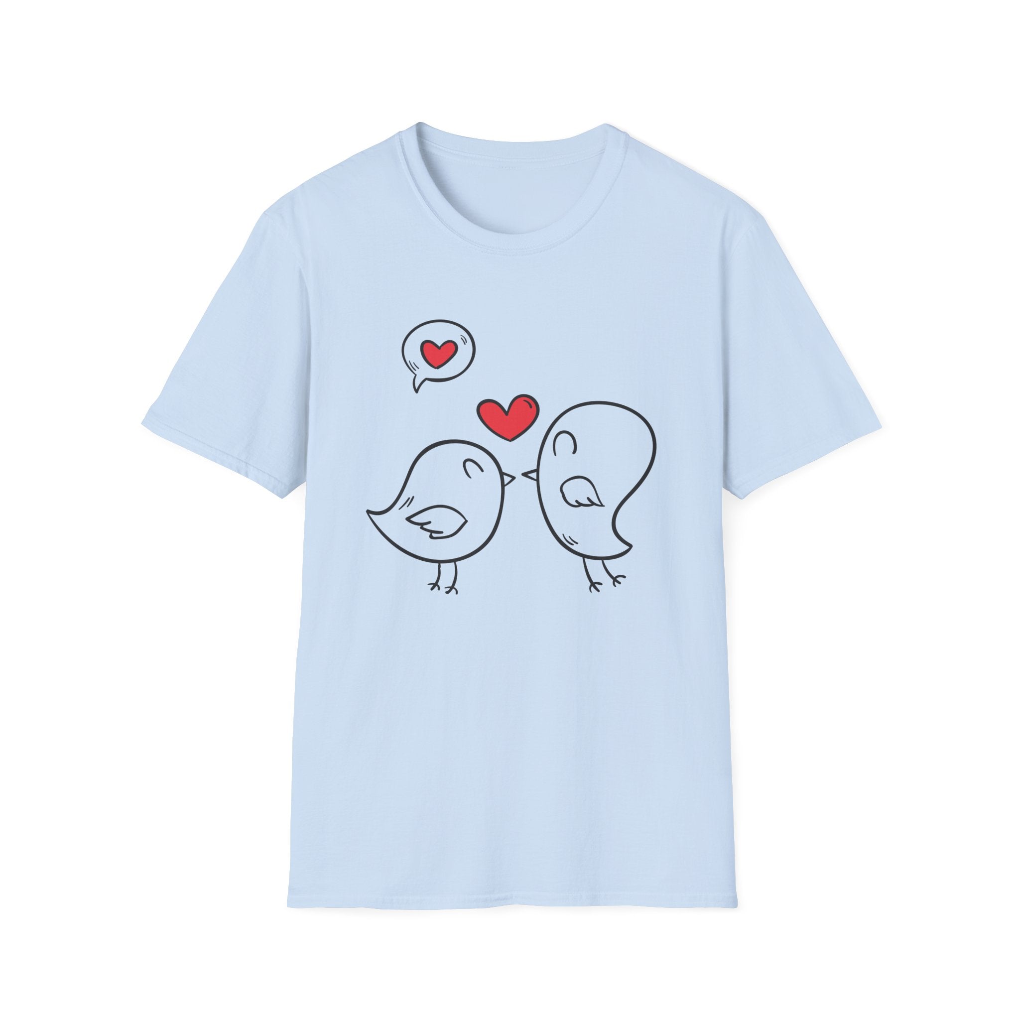 Couple Love Birds T-Shirt, Cute Relationship Shirt, Valentine's Day Gift, Matching Tees for Him and Her, Perfect Anniversary Shirt