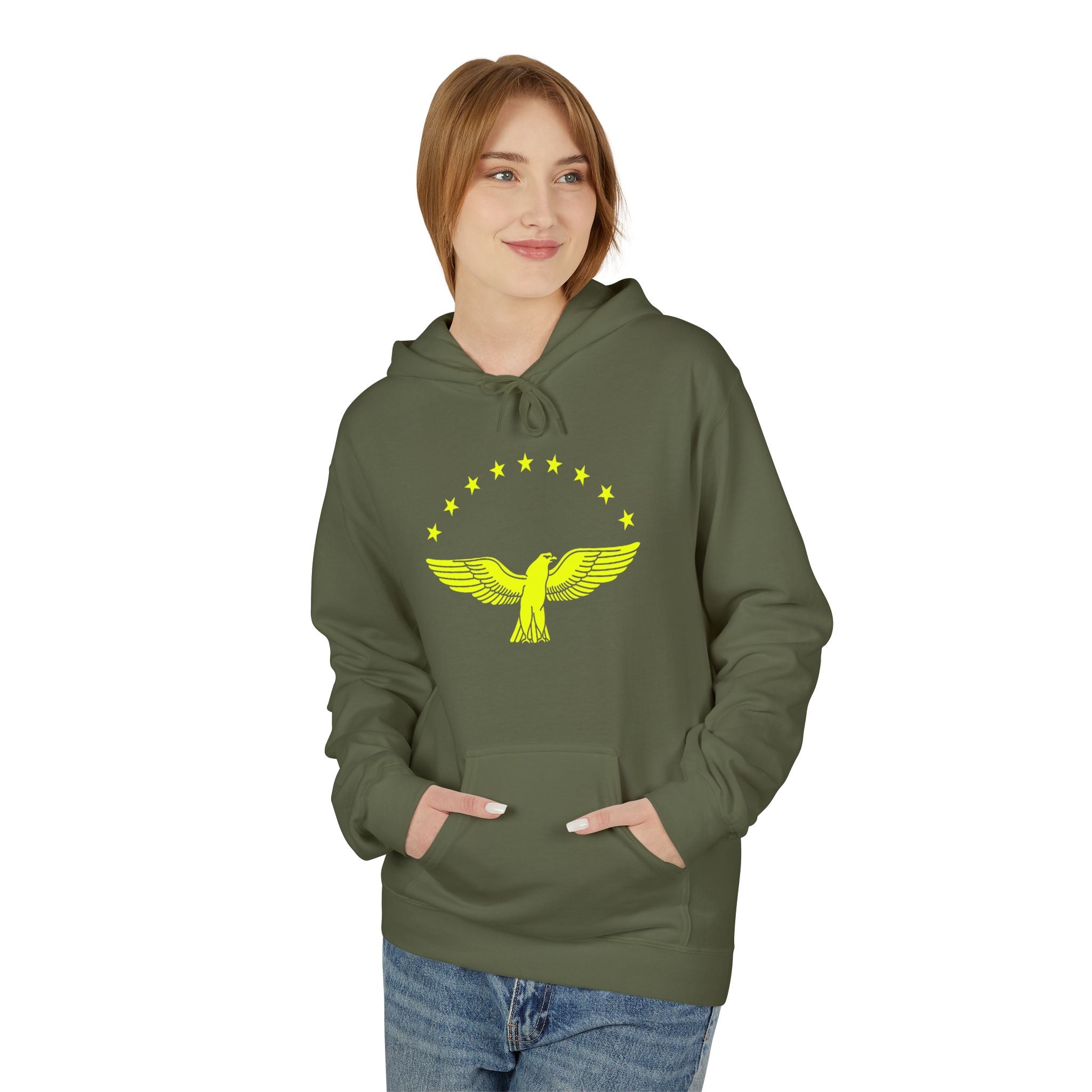Azores Eagle Unisex Hoodie - Soft Fleece for Comfort & Style