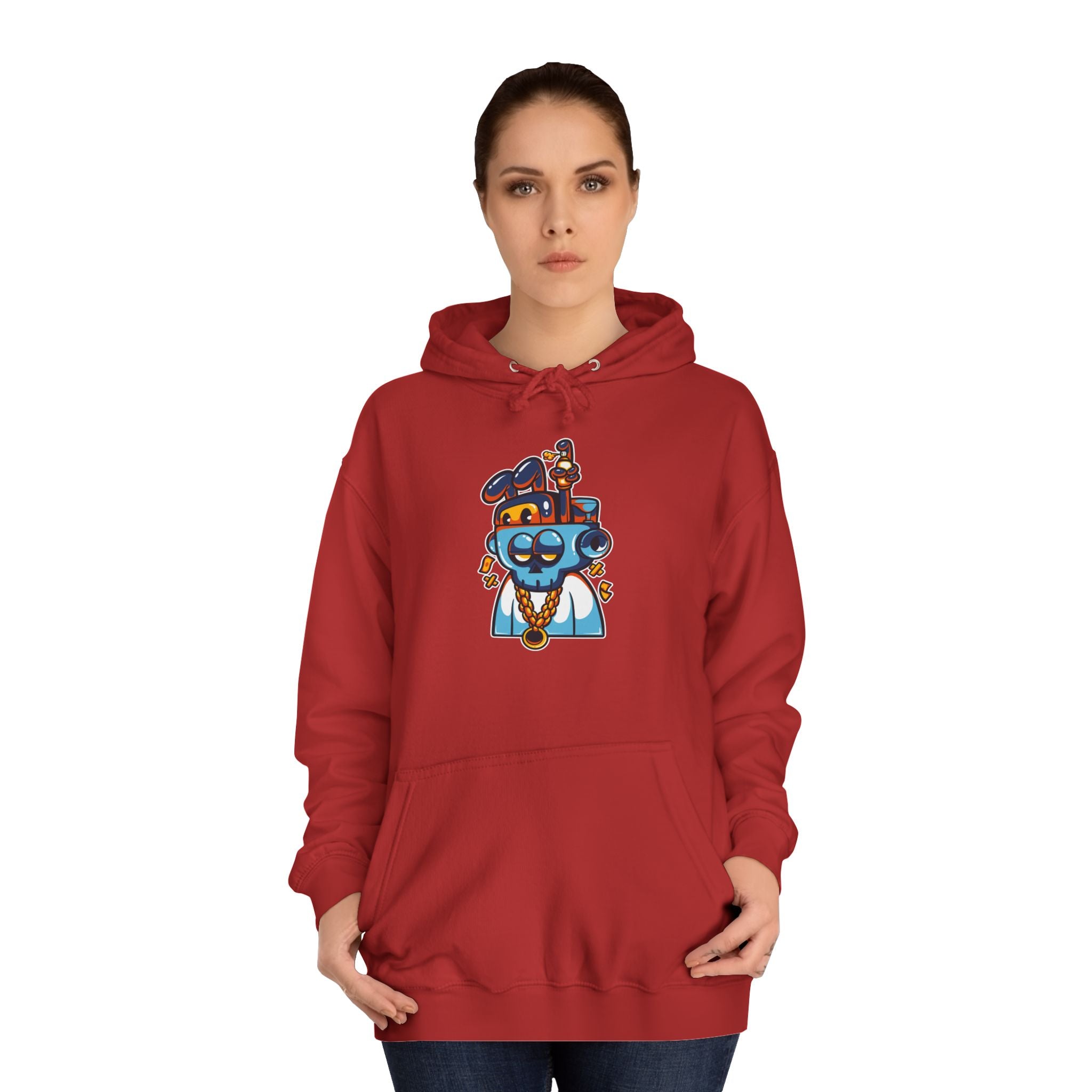Playful Unisex College Hoodie, Fun Animal Design, Perfect for Students, Gift for New Grads, Cozy Casual Wear, College Spirit
