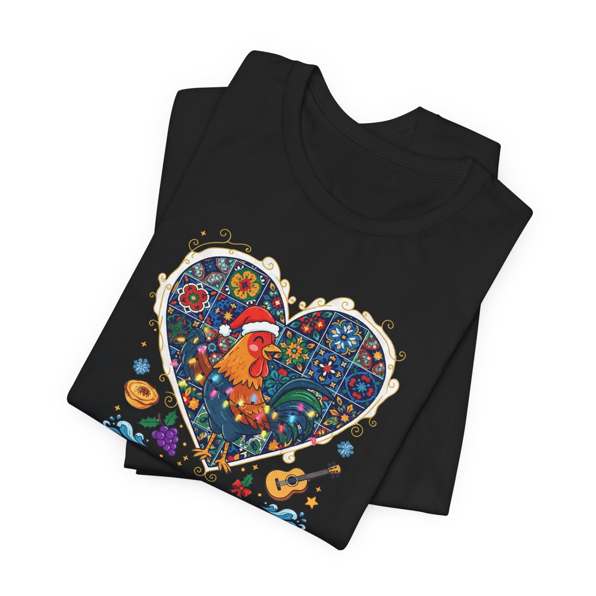 Feliz Natal Portugal Heart Graphic Tee