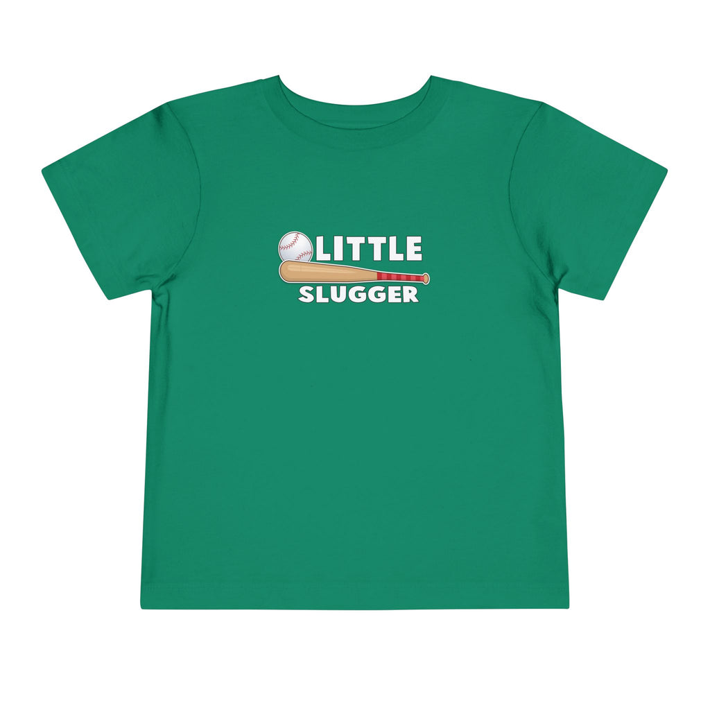 Little Slugger Toddler Tee, Cute Kids Baseball Shirt, Gifts for Sports Lovers, Toddler Playdate Outfit, Birthday Gift