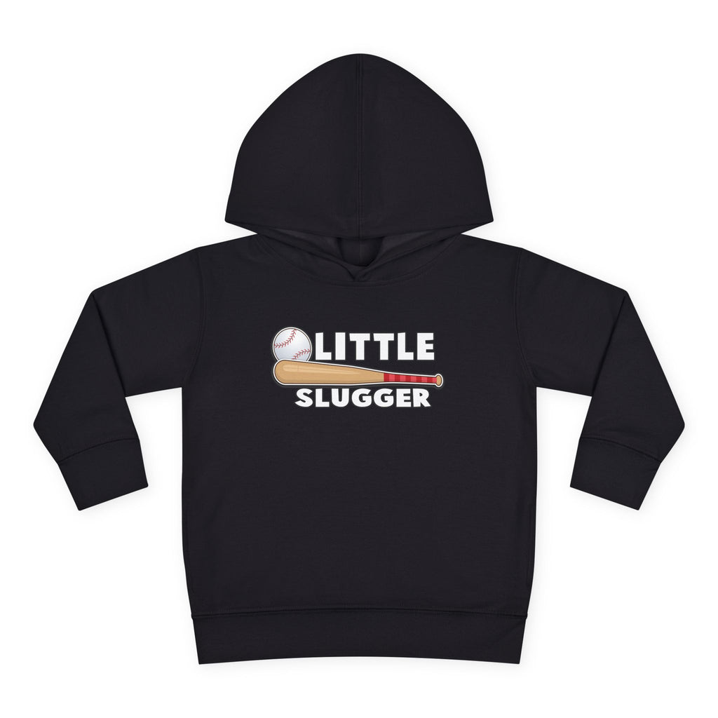 Little Slugger Toddler Fleece Hoodie - Perfect for Gift Giving, Birthdays, Baseball Season, Cozy Comfort, Toddler Apparel