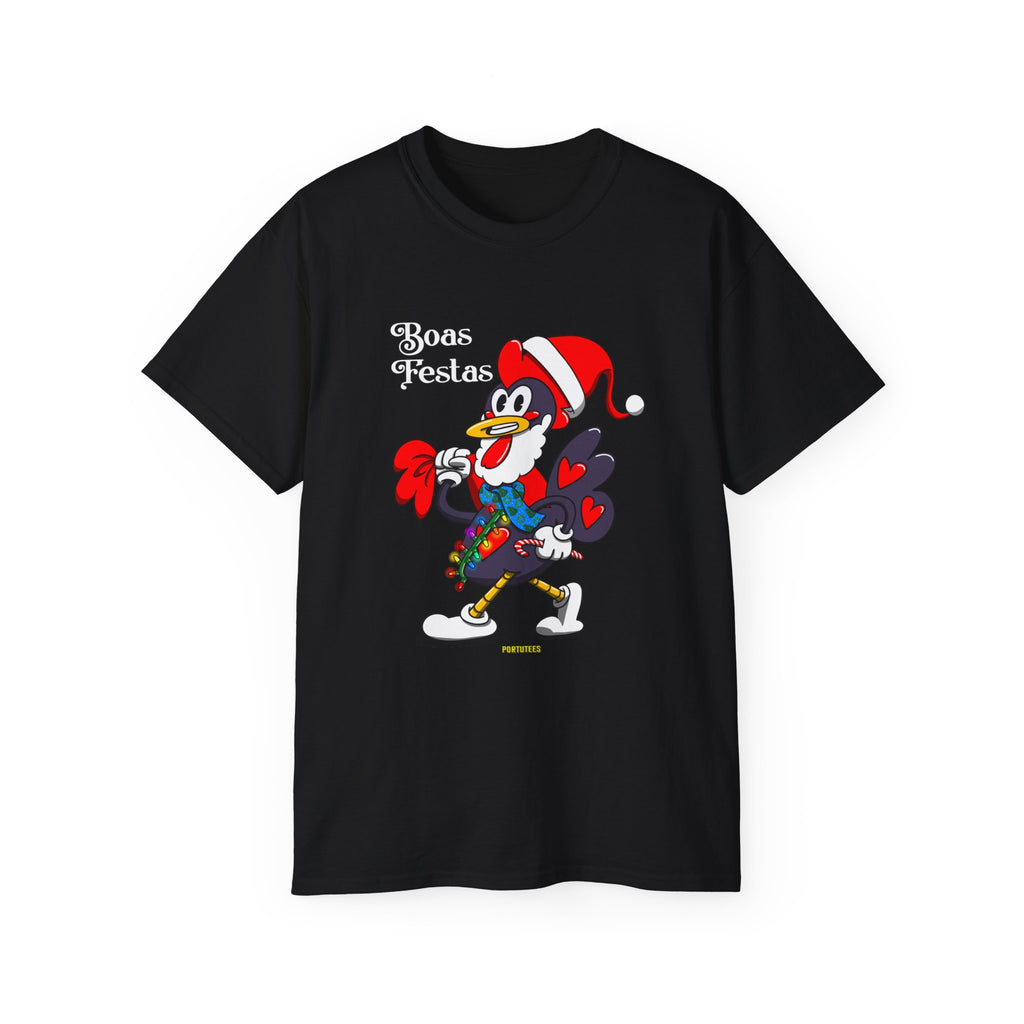 Barcelos Rooster Santa Suit Baos Festa T-Shirt
