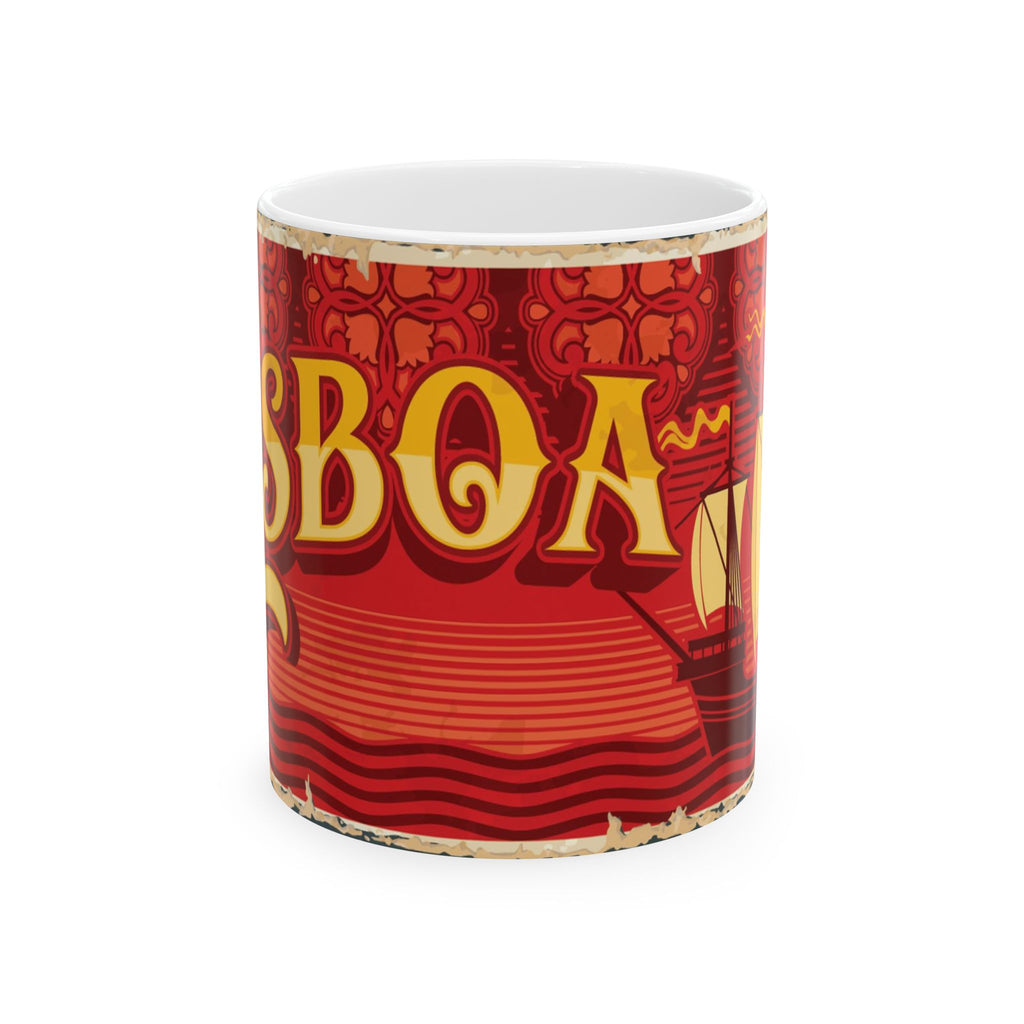 Vibrant Lisbon Ceramic Mug - 11oz